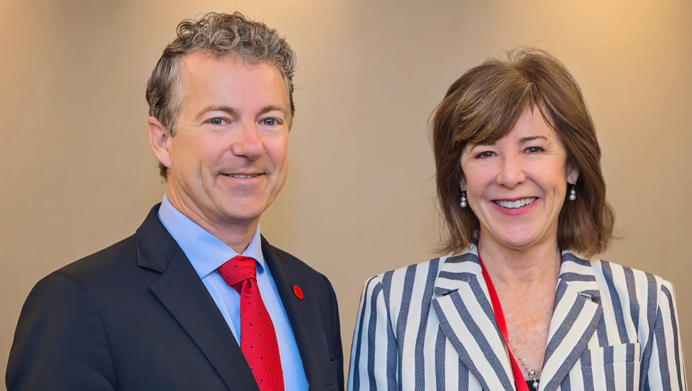 Lynn Allen, BiF CEO, and US Senator Rand Paul of Kentucky